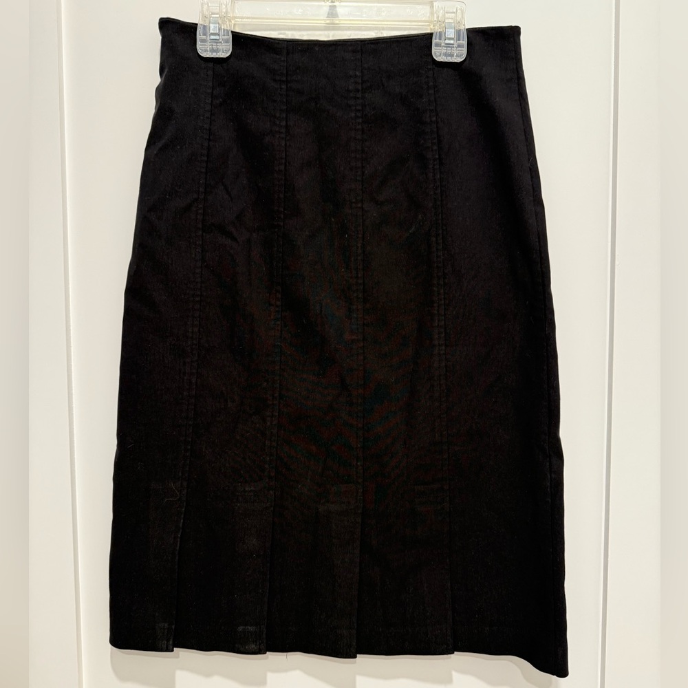 Vintage Arden B Black Midi Pencil Skirt